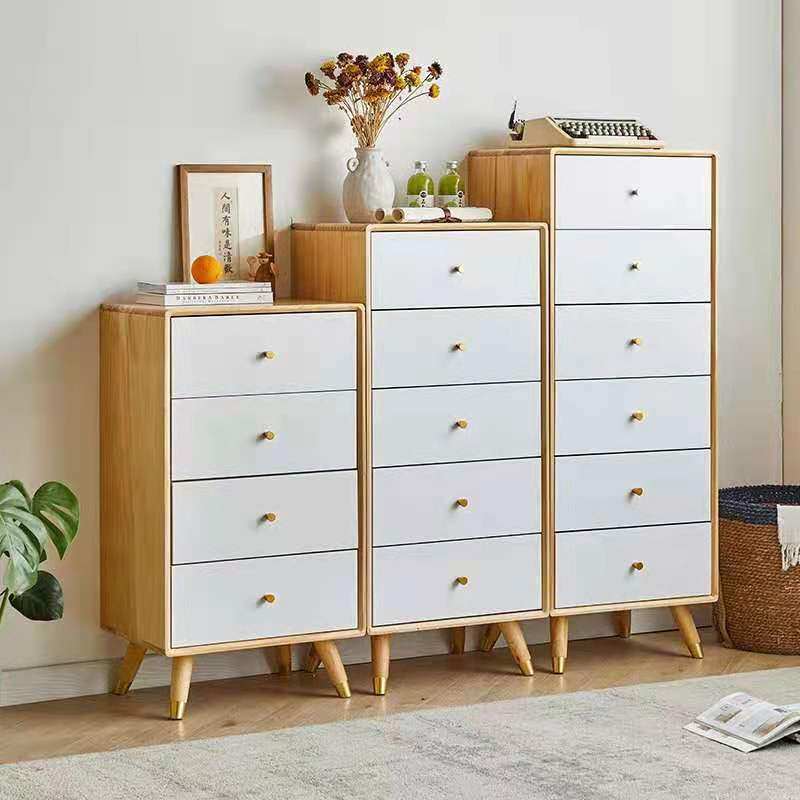 实木斗柜北欧五斗柜简约现代卧室抽屉收纳客厅斗柜