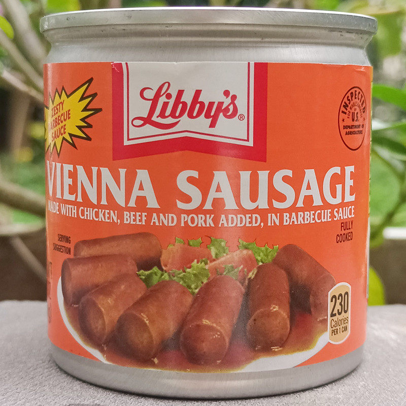 美国利比维也纳鸡肉香肠加热即食libbyschickenvienna香肠