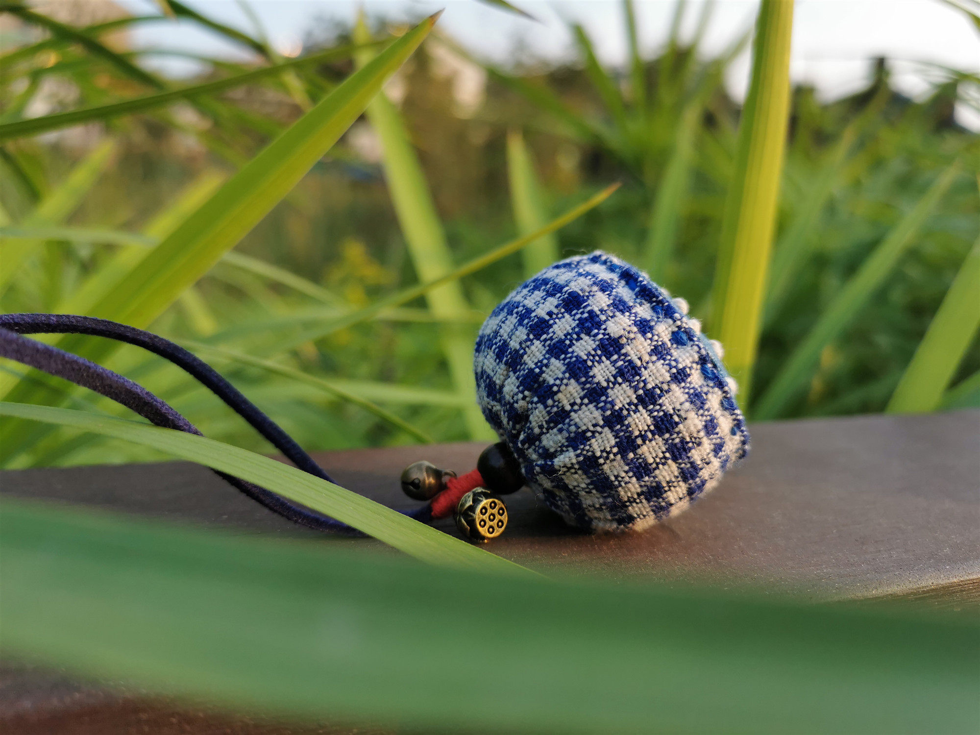 挂件布缘文艺项链手作礼物香包莲蓬包包香薰刺绣