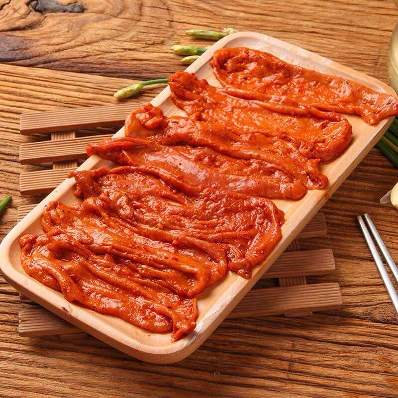 麻辣舌片四川火锅新鲜冷冻食材腌制涮牛舌头切片机