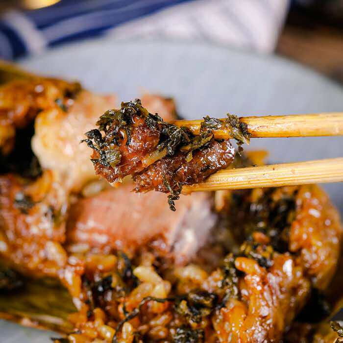衢州农家手工辣味芋头粽新鲜肉超大蛋黄粽子咸菜排骨粽端午节送礼