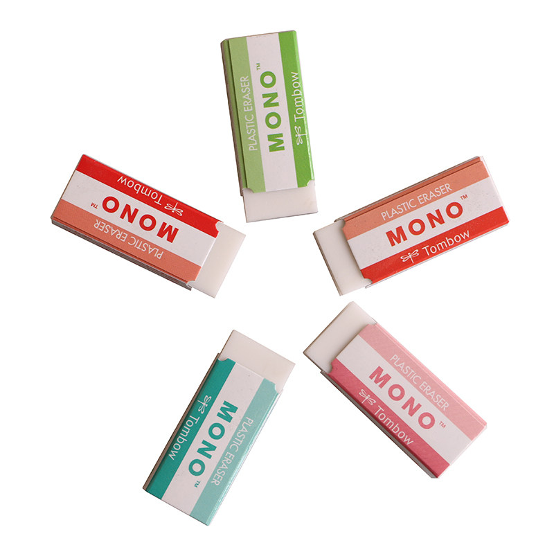 日本tombow蜻蜓限量玩具总动员学生绘图橡皮5块橡皮