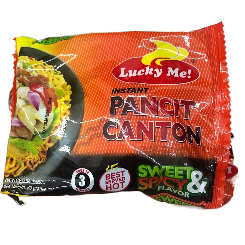 缺货不要菲律宾luckyme泡面方便面干拌pancitcanton冲泡方便面