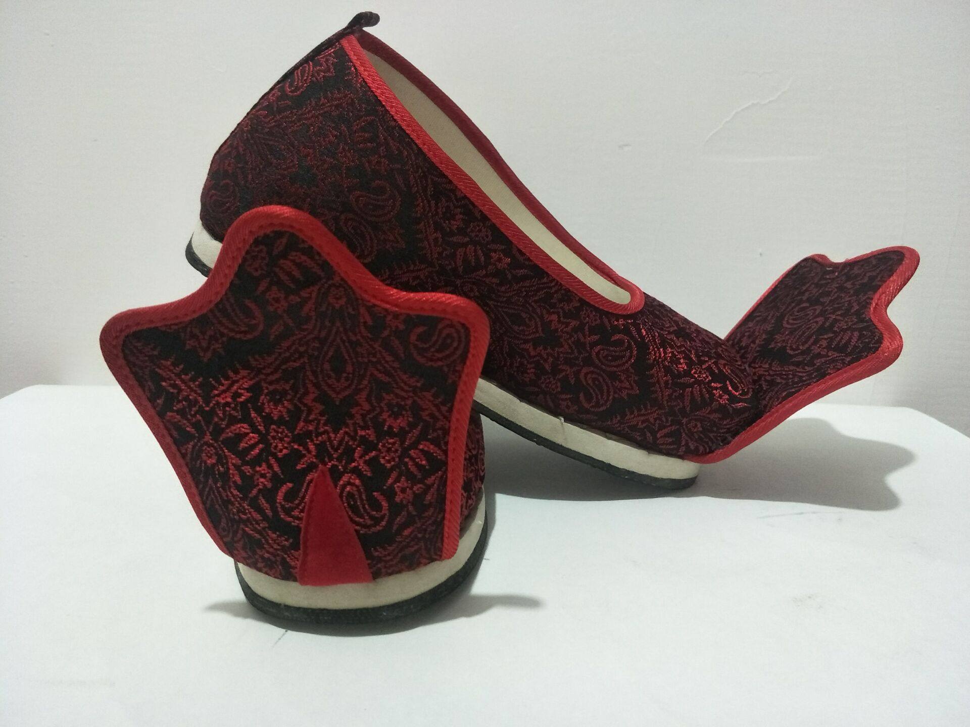 古装汉服鞋翘头cos古风中式男女婚鞋古代影视表演单鞋