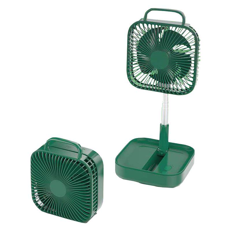 伸缩折叠风扇静音摇头usb无线充电便携式多功能usb风扇
