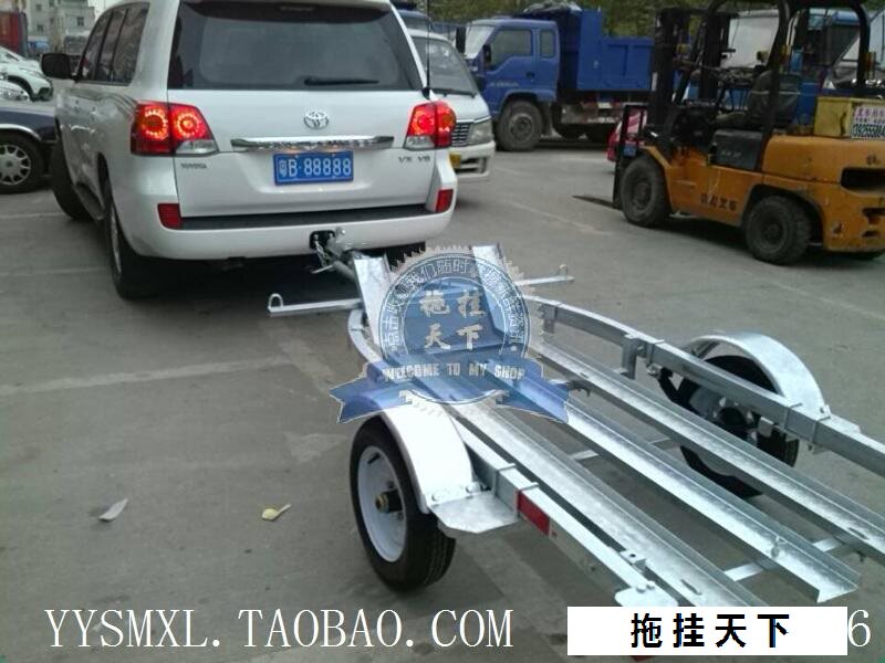 拖挂天下推荐人气热卖汽轿车摩托车拖车双拖挂行李箱自行拉货简易