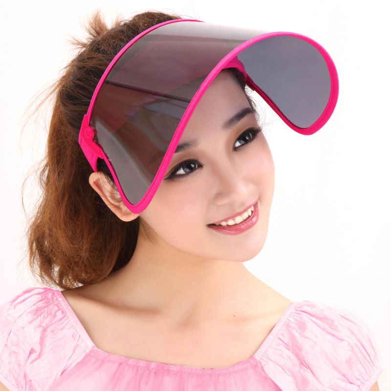 鼎级耐高温面板 铁面人 正品 防紫外线抗uv400防晒遮阳帽 超长款