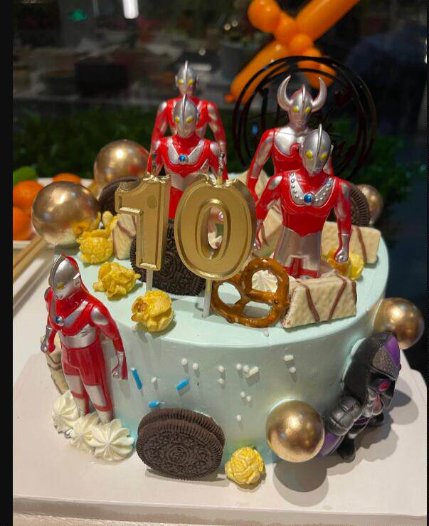 上海创意儿童男孩子凹凸曼咸蛋超人迪迦泰罗怪兽生日蛋糕新鲜生日蛋糕
