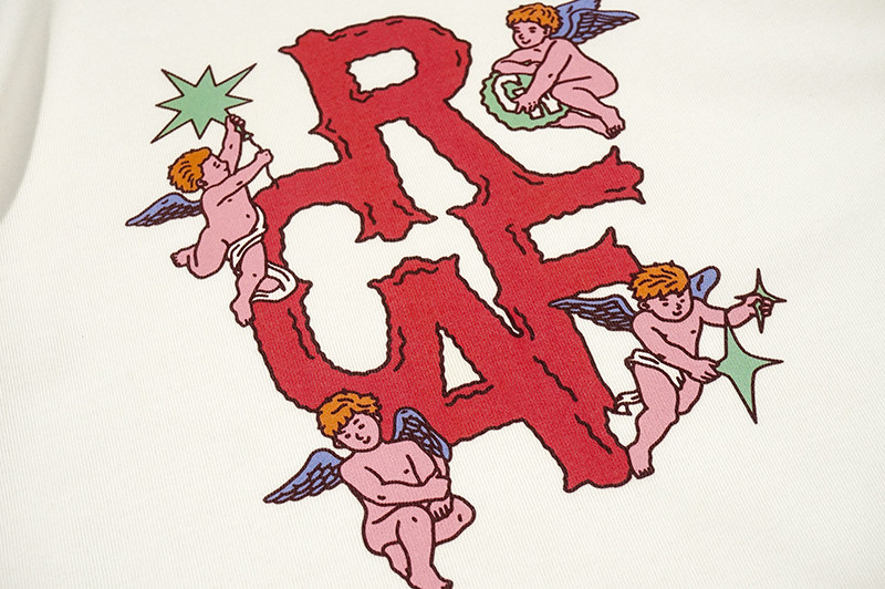 graf四个宽松小天使爱的可爱原创粉粉面料舒适t恤