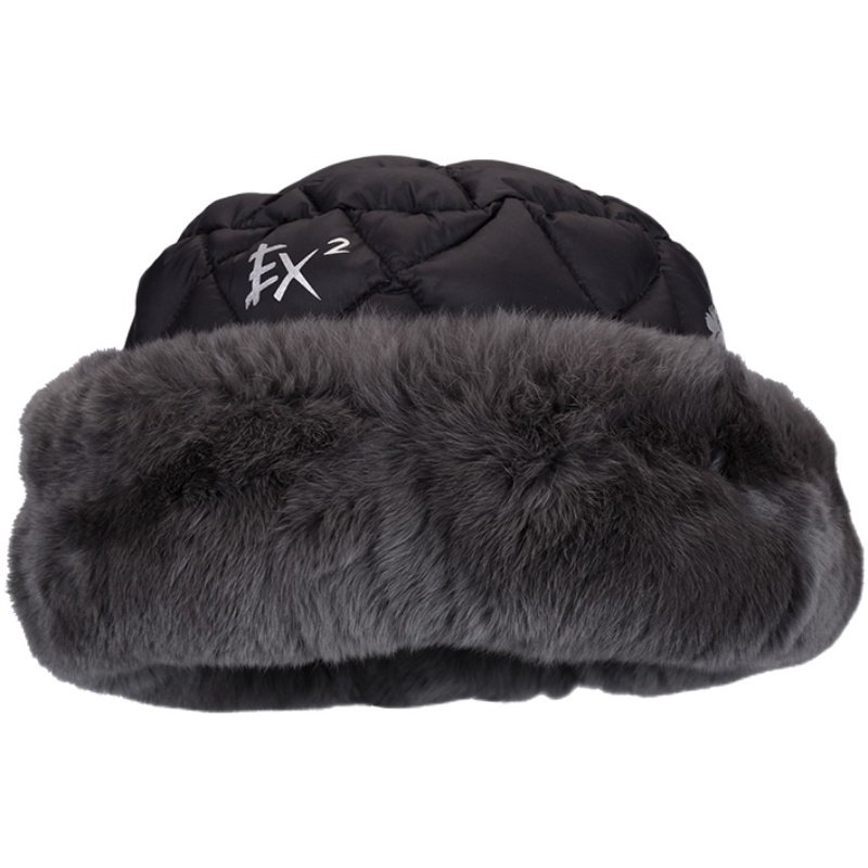 伊海诗羽绒帽子男女冬季加厚保暖时尚毡帽礼帽帽子