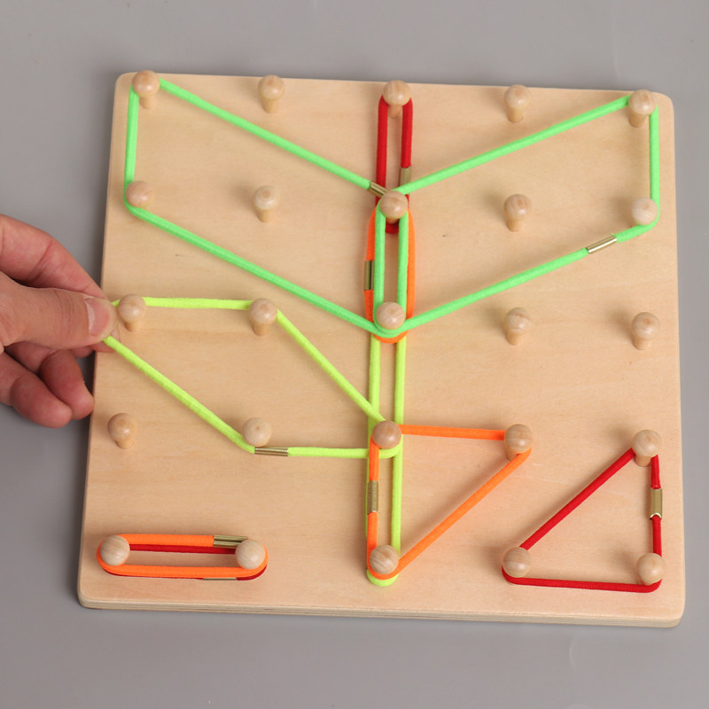 蒙特梭利蒙氏早教益智图形玩具几何几何形形状其它早教玩具类