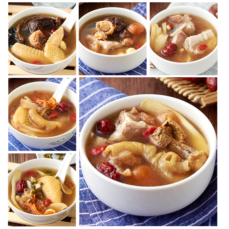 广花滋补材料炖品中餐靓汤炖煲老火女人广东药膳养生汤料