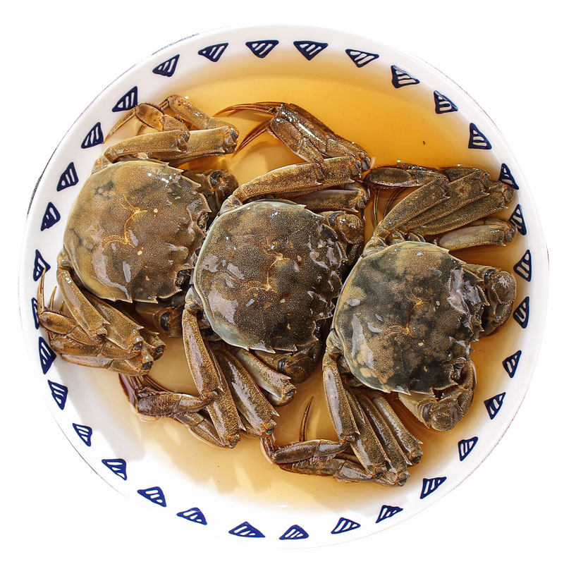 宁波醉蟹即食罐装腌制900克黄醉毛酱蟹螃蟹河蟹蟹类制品