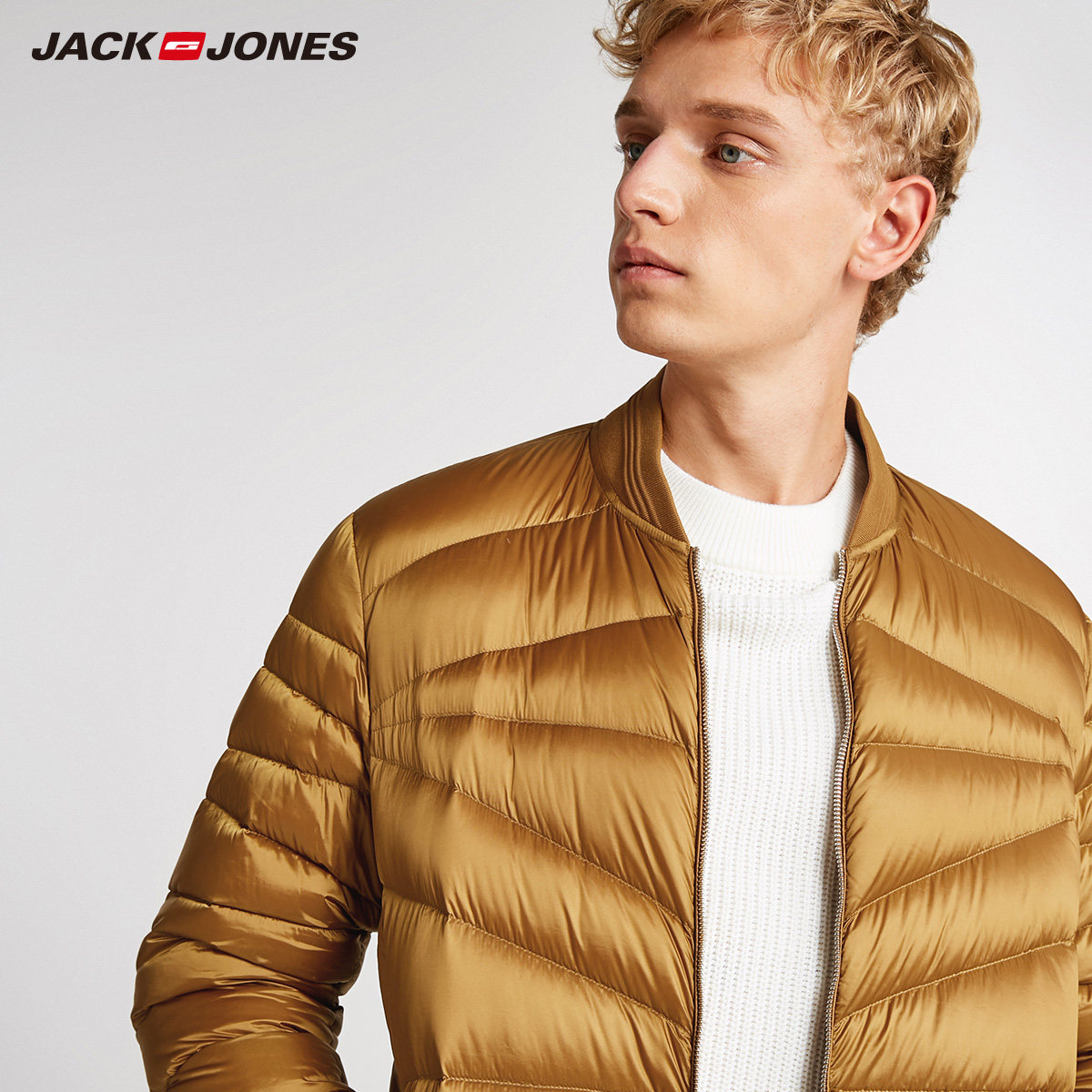 218412507 jackjones杰克琼斯冬季 聚 男棒球领短款