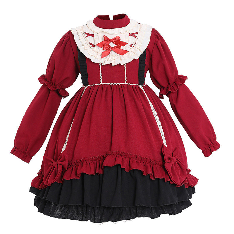 洛丽塔公主裙正版儿童lolita全套迪士尼洋装萝莉塔连衣裙女童裙子