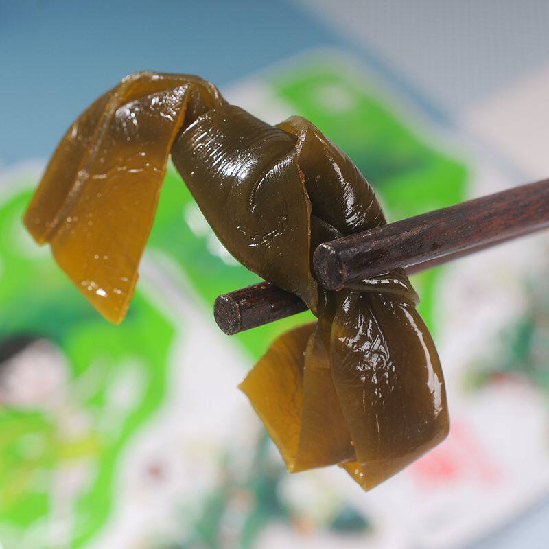 卤门家族海带结海带扣鸭味香辣辣味下饭饭菜海带零食