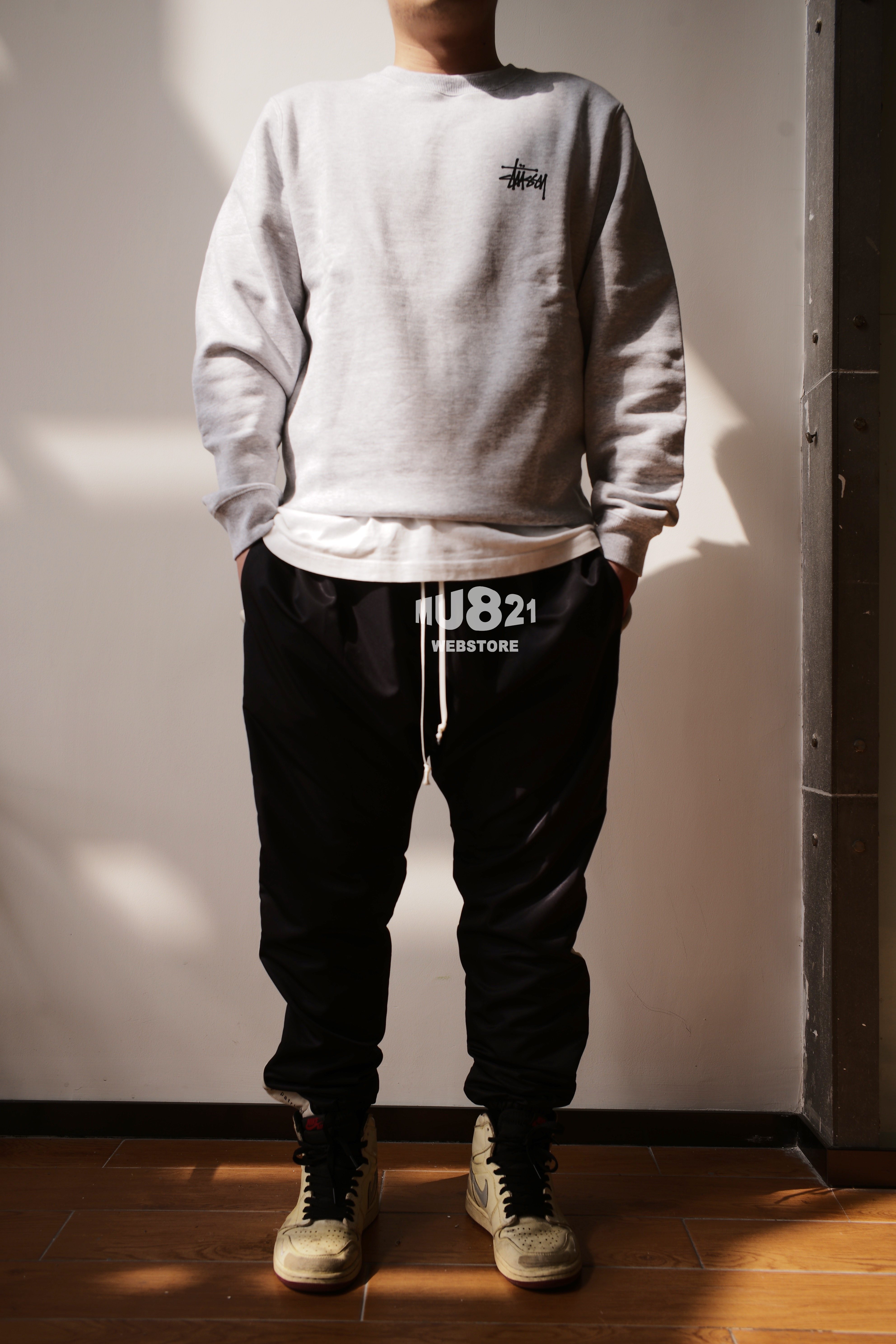 解封后发danielpatricktrackpant尼龙侧边校裤长裤休闲裤