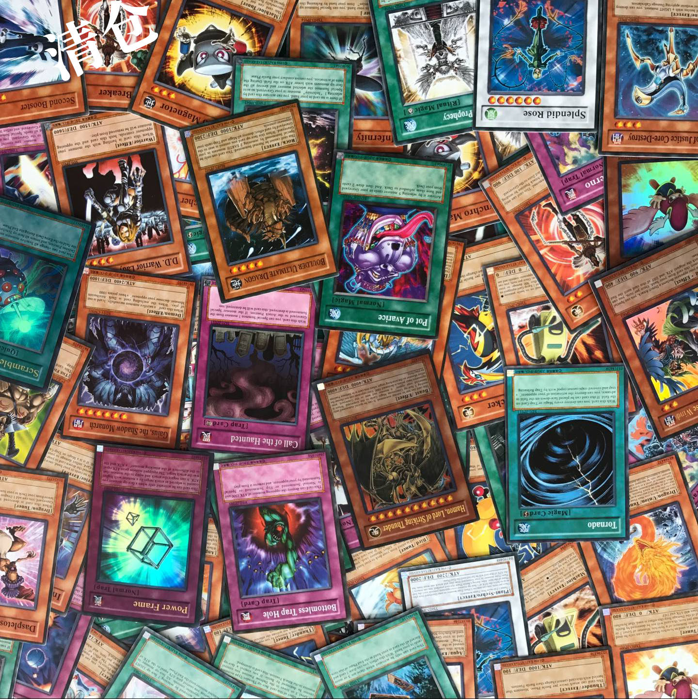 游戏王卡组卡牌散卡单卡英文正zz少年馆怪兽陷阱魔法补充抽卡包片