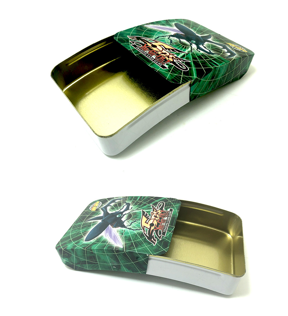 游戏王卡组铁盒收纳盒卡片收容盒口袋盒增效剂蓝色徽章李孔定