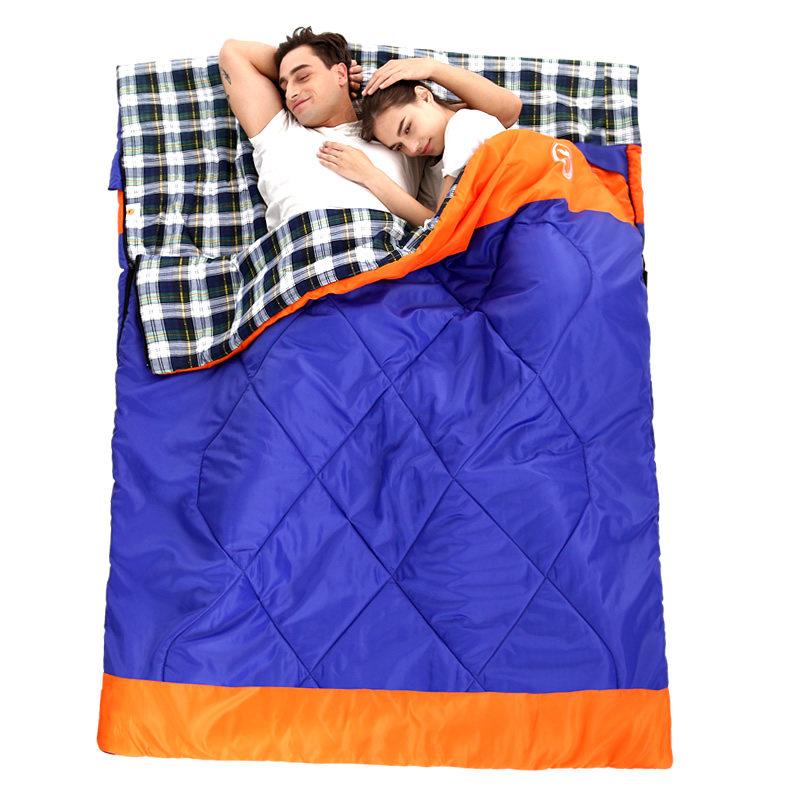睡袋双人加厚保暖户外野营室内成人秋冬季露营睡袋