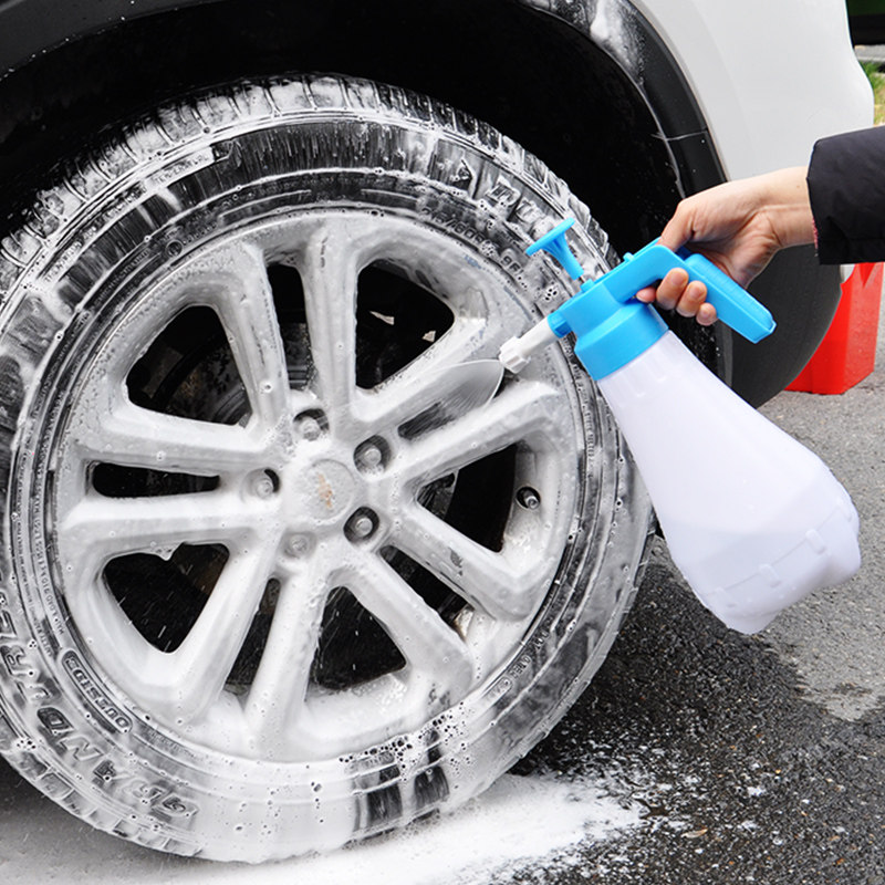 白菜价家用洗车泡沫喷壶高压洗车器气压式小型喷雾器花园洒水壶神器工