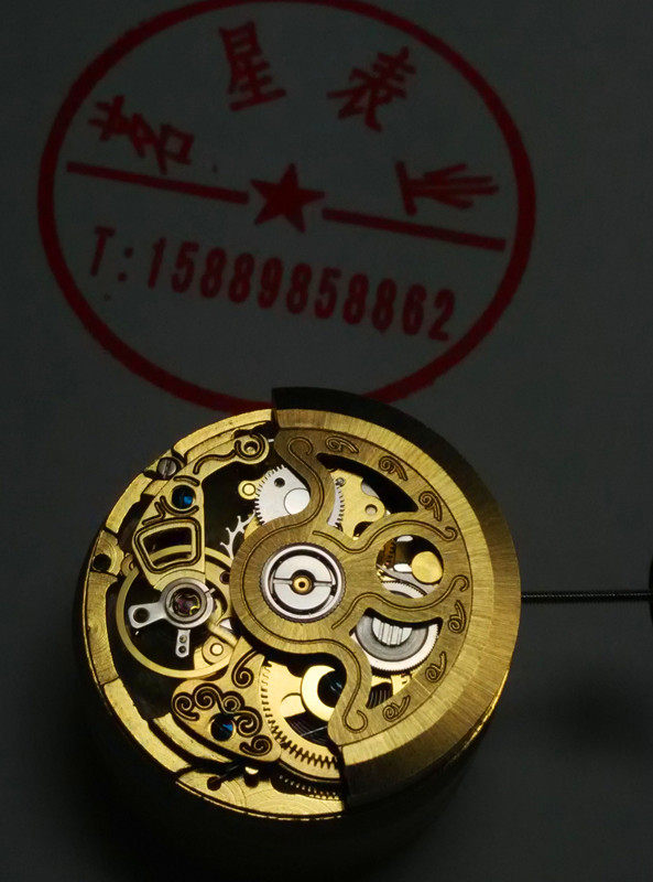 机芯手表配件国产国产机杭州2189全自动机械金色配件