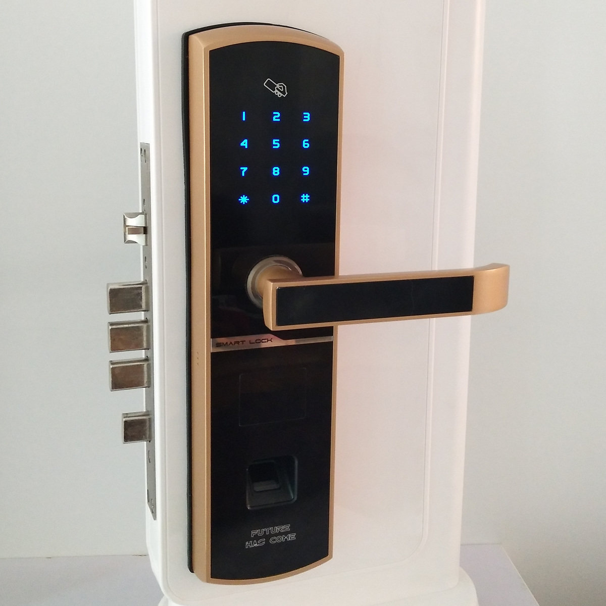 短租公寓民宿防盗app密码锁房间指纹锁电子门锁智能锁ic卡感应锁