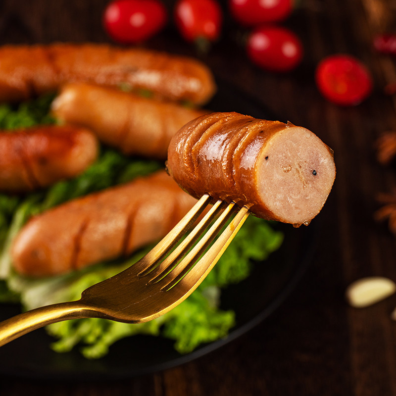 清真牛肉香肠原装火锅家用烧烤热狗早餐德式香肠