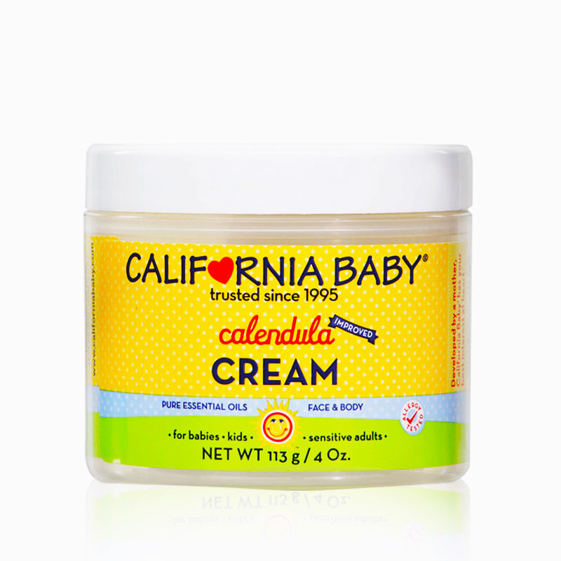 美国进口californiababy加州宝宝金盏花面霜婴幼儿保湿润肤113g