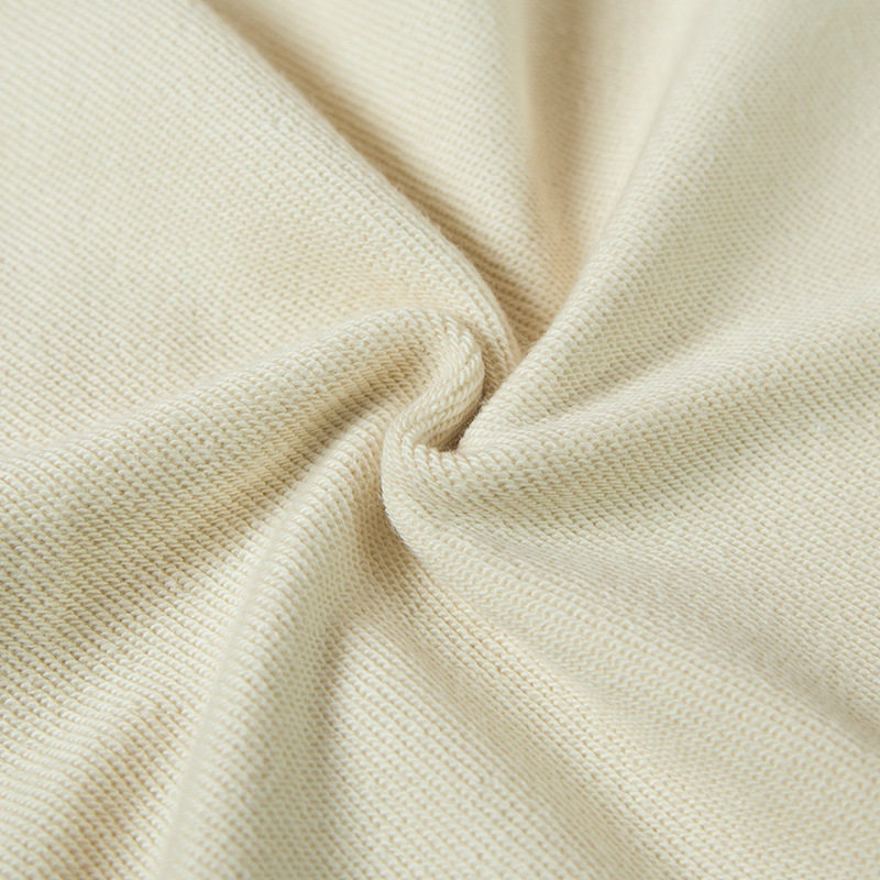 小白家春秋秋日系米白色连帽套头卫衣纯棉纯色卫衣