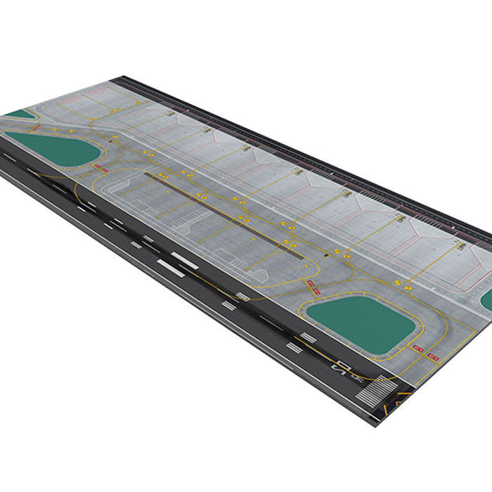 机场滑行道跑道图纸超大机位展示模型客机飞机模型