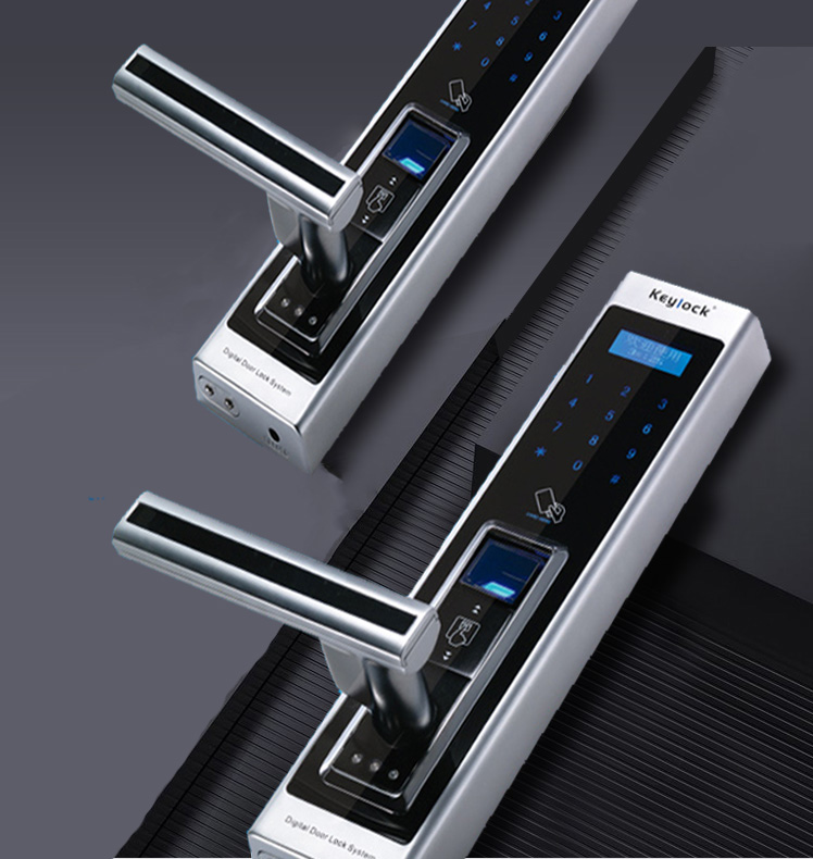 keylock第吉尔指纹家用防盗门密码锁猫眼远程开锁智能智能门锁