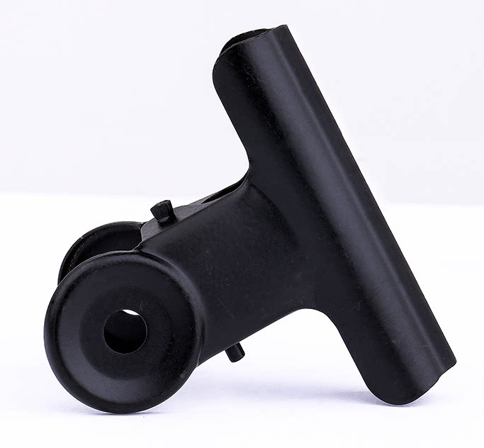 夹子黑色复古文具多功能票夹金属长尾圆形夹包票夹