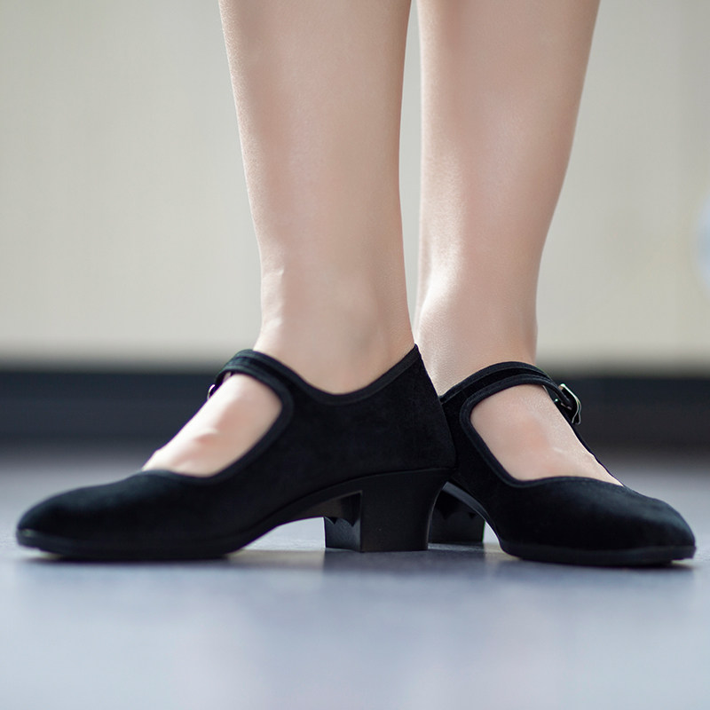 跟鞋红舞鞋东北秧歌民族舞练功民间民间舞舞蹈技巧芭蕾舞鞋