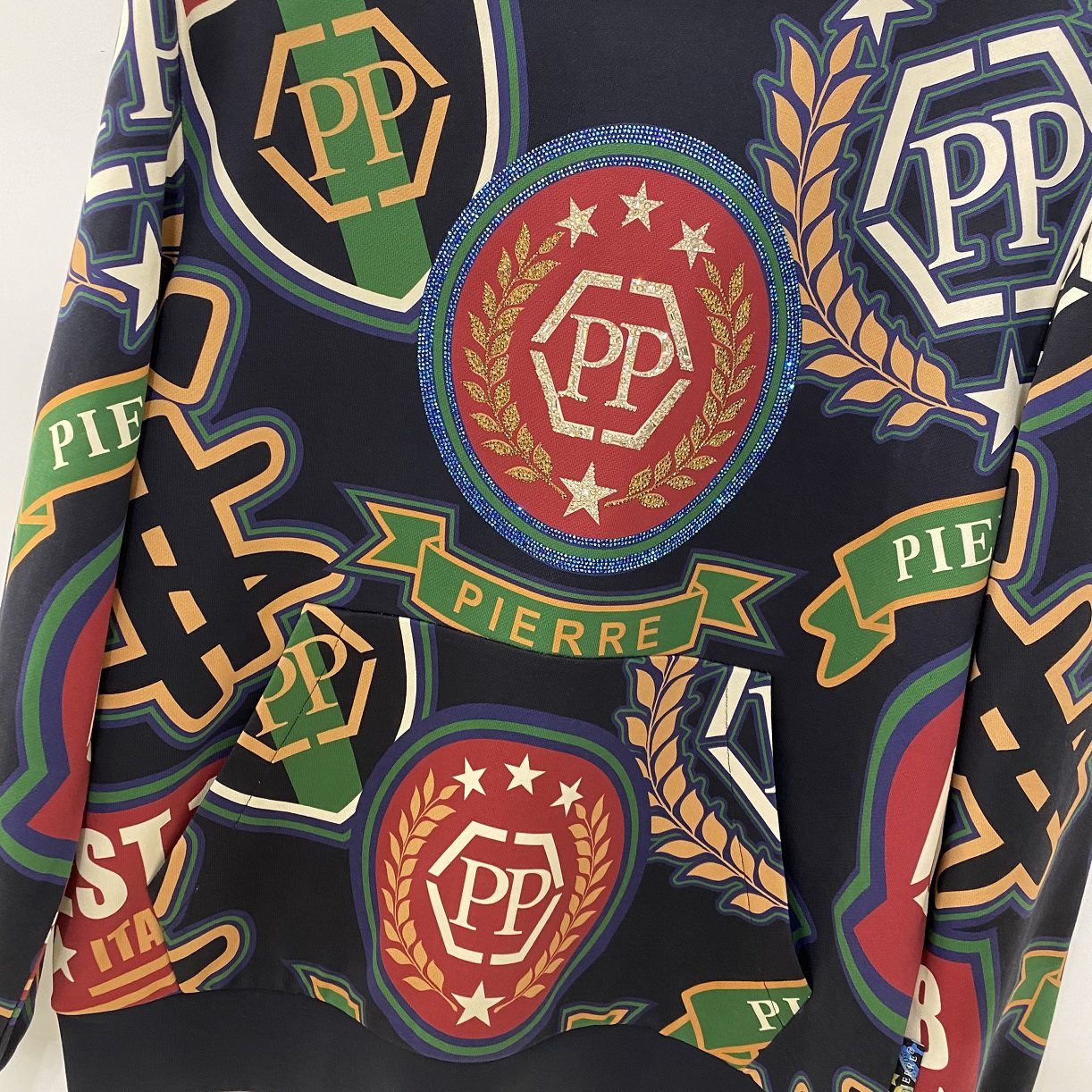 pierrepierucci现货秋冬新款潮牌美式轻奢男士休闲t恤