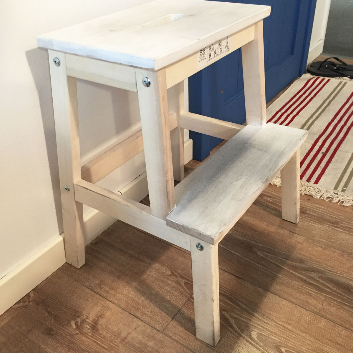 ikea宜家国内代购贝卡卡姆踏脚木凳凳子沙发凳