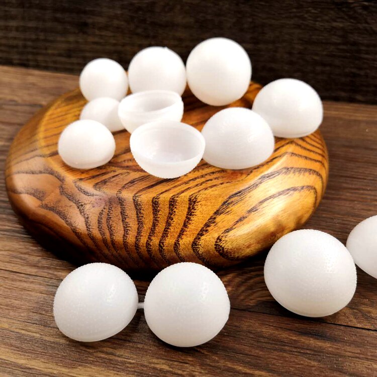 1000个加厚蜡丸药丸盒塑料空药丸壳球型壳蜡壳中药蜜丸壳便携收纳