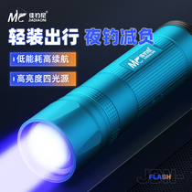 Canfishing Uni Brand Night Fishing Light Fishing Special Laser Wild Fishing Blue Light Gun Flashlight High Power 2023 New