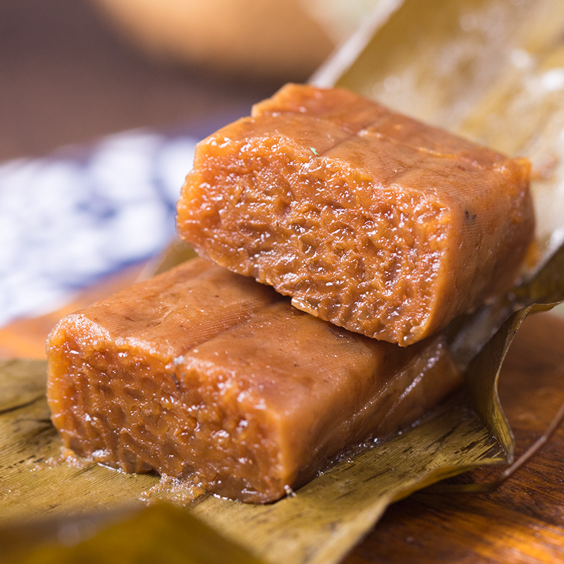 糕点古蜀味道四川宜宾特产竹叶糕黄糯米红糖传统中式糕点