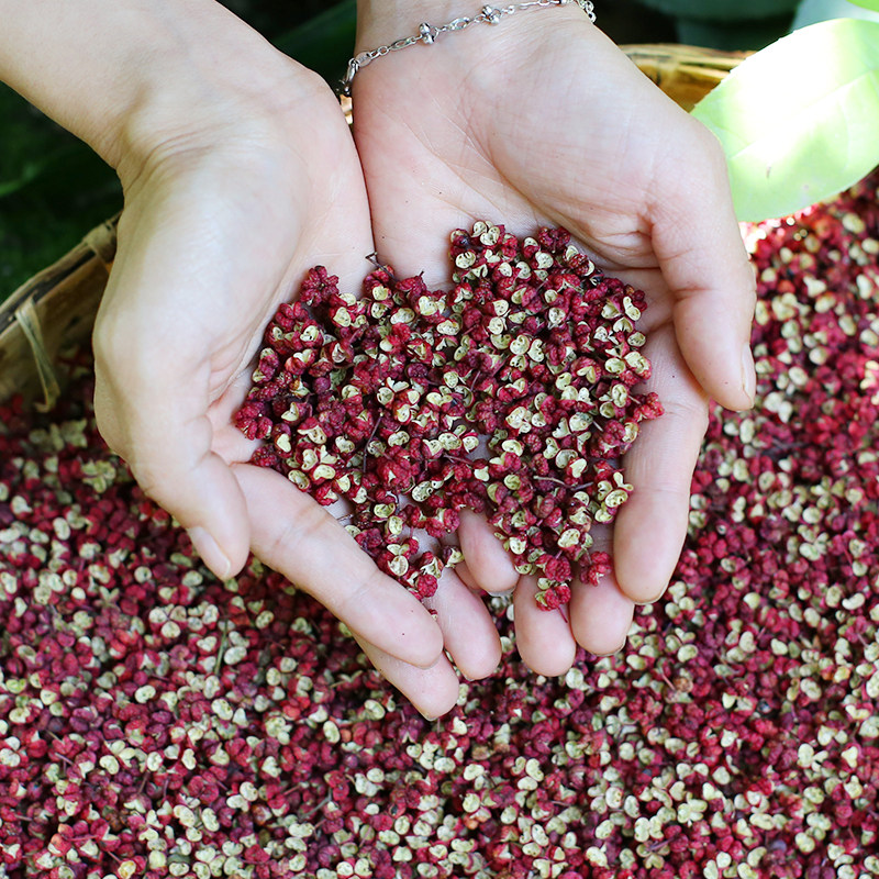 汉源大红袍花椒粉50g四川特产 调料干花淑面散装 特麻拍500克包邮