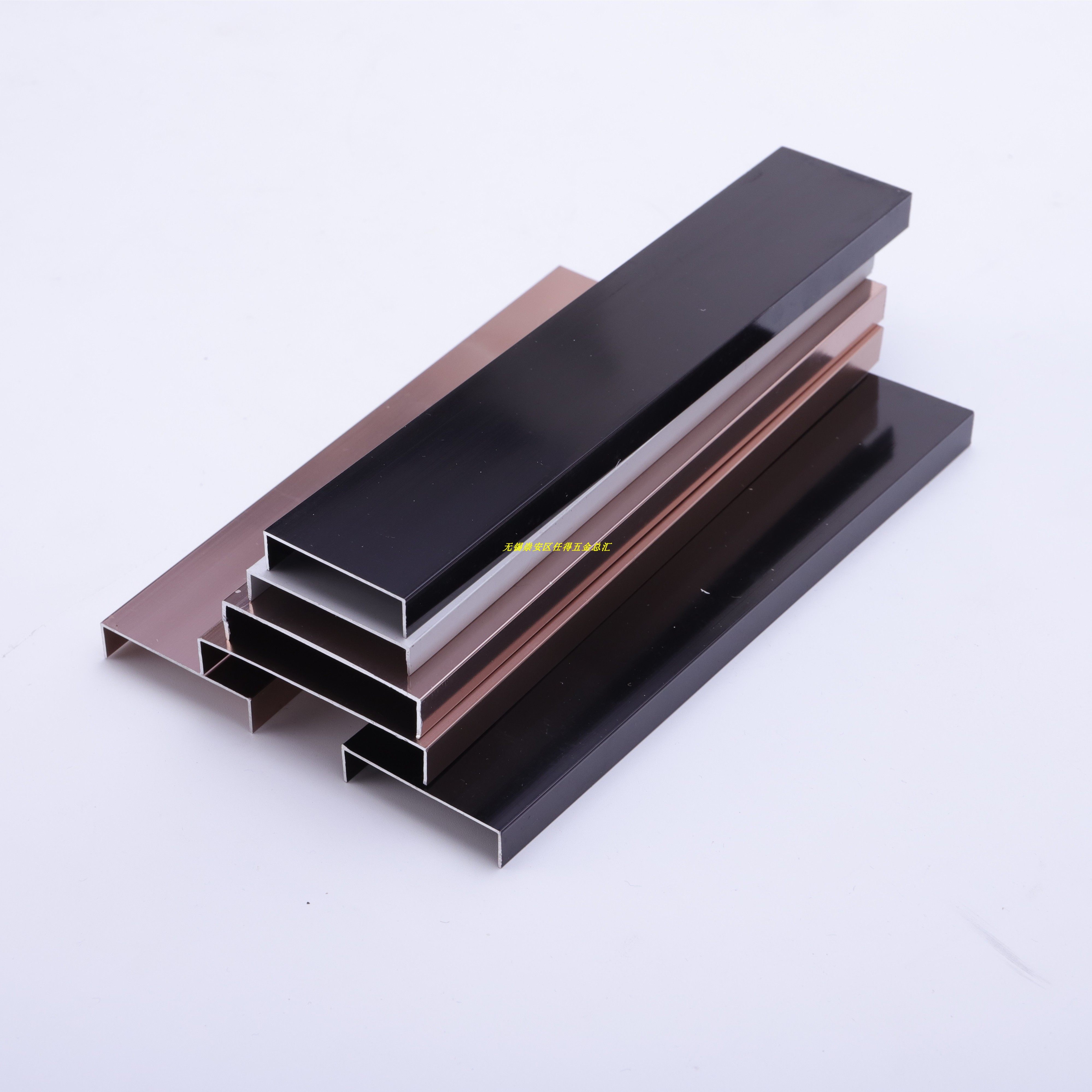 橱柜铝合金包边条封边条免漆板铝封边形条地板门板收边条