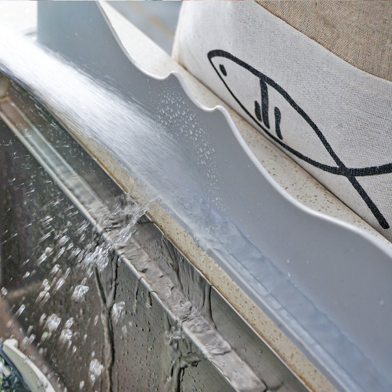 硅胶水槽挡水板家用水池洗碗盆厨房防溅水隔水挡板洗菜盆防水板