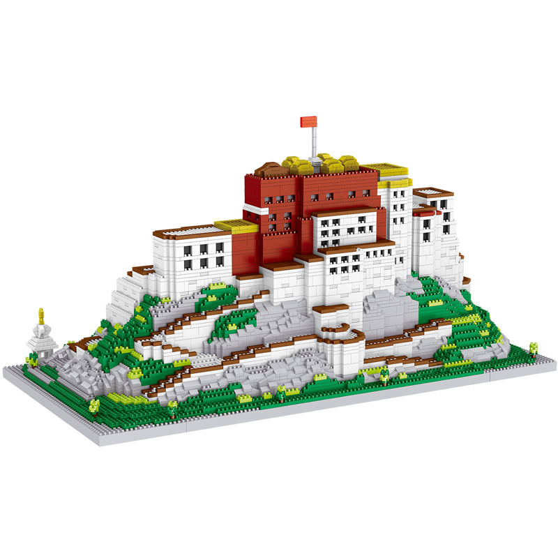 布达拉宫乐高积木高难度超大型10000粒岁以上建筑模型成年大人塑料