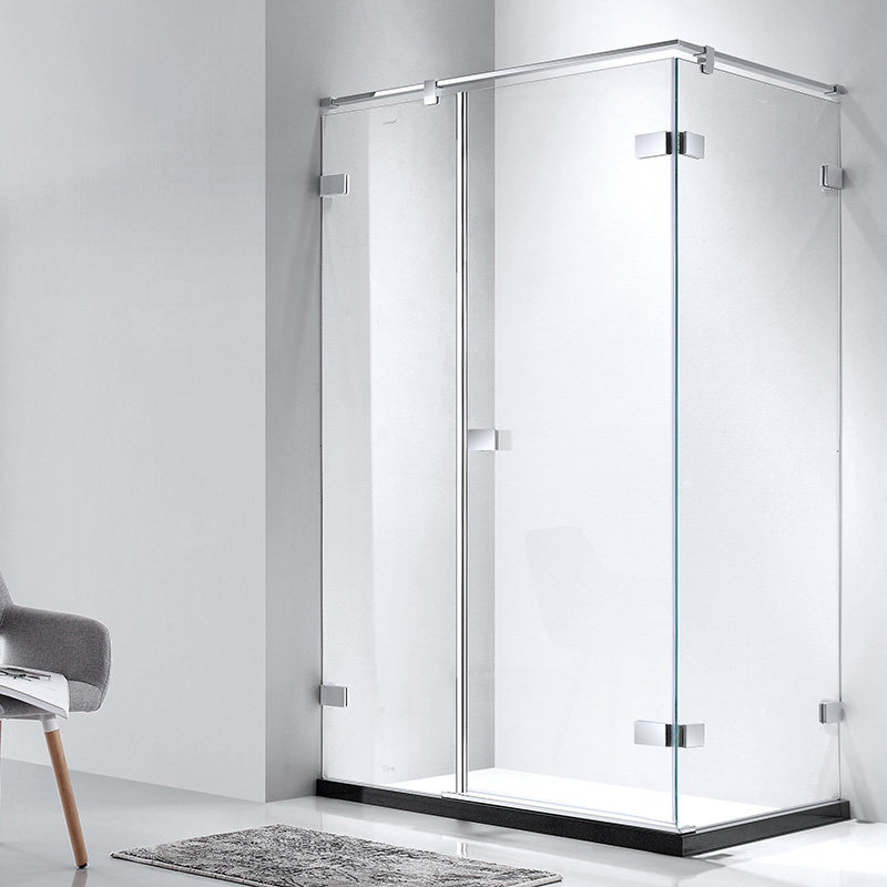 莱博顿长方形淋浴房隔断卫生间干湿分离浴室钢化玻璃平开整体淋浴房