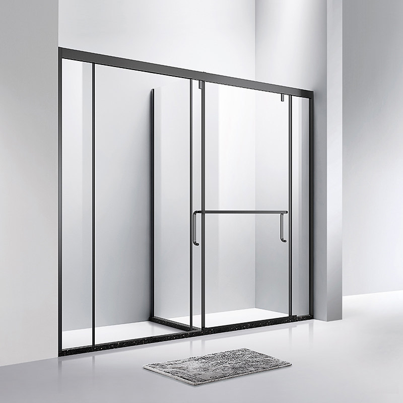 莱博顿淋浴房不锈钢卫生间玻璃隔断推拉门淋浴厕所分离整体淋浴房