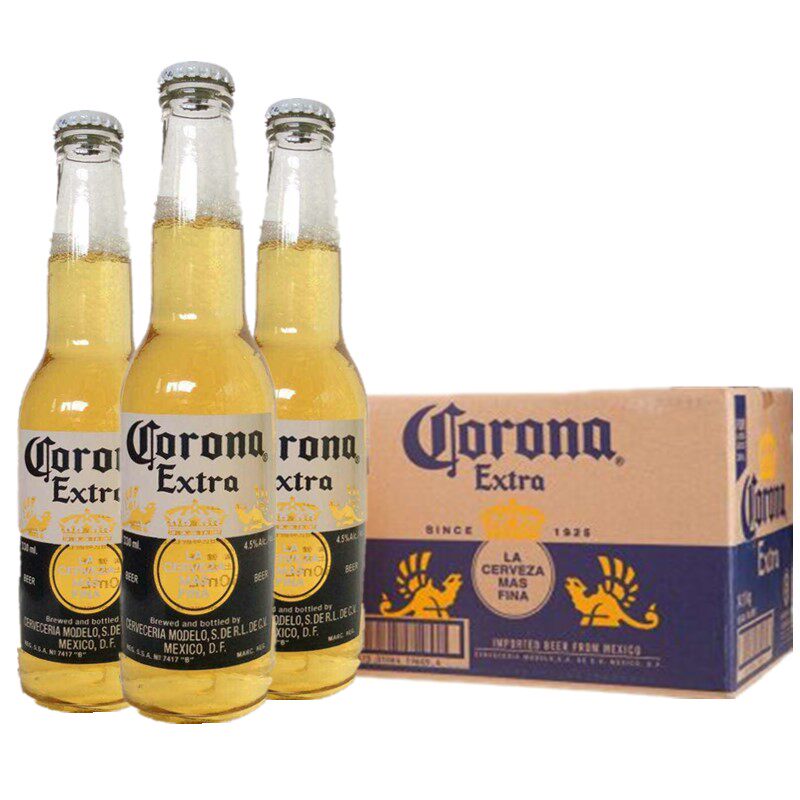 墨西哥进口corona科罗娜特级清爽型精酿啤酒330*12瓶包邮破损包赔