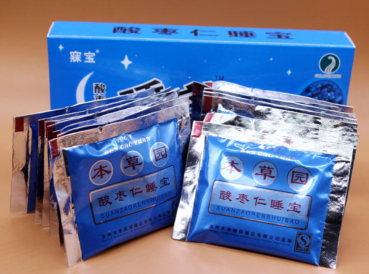 正品寐宝本草园酸枣仁睡宝颗粒安神冲剂速溶剂调节睡眠酸枣仁睡眠
