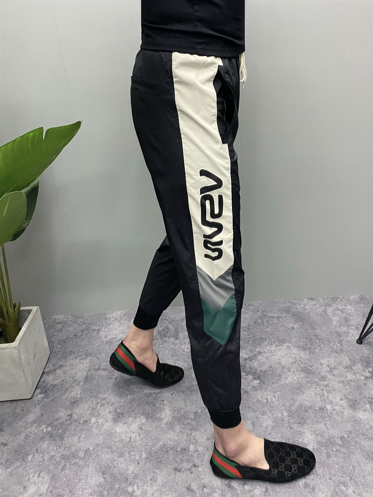 网红裤子抖音潮流运动百搭九分小脚夏季薄款休闲裤