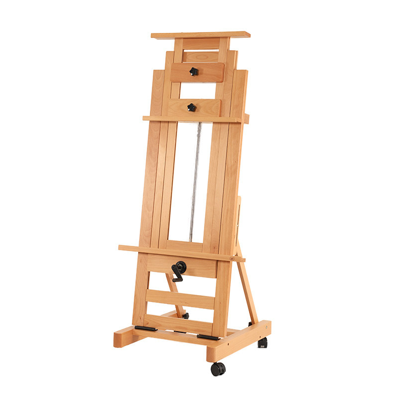 画架美术双丰楼盘落地伸缩专业展示架展架手摇画板