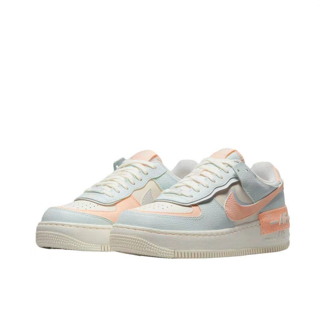 nikeairforceaf1shadow淡蓝蓝粉马卡龙板鞋cu8591-104板鞋